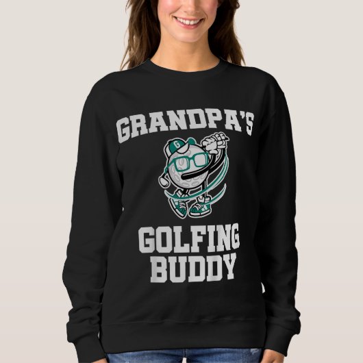 Kinder Opa's Golfing Buddy Golf Buddy Trui (Voorkant)