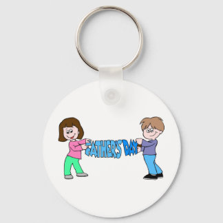 Kinder organisatie Fathers Day Banner Sleutelhanger