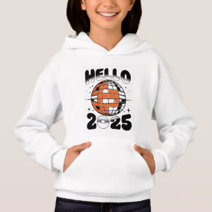 Kinder oudejaarsavond disco party t-shirt