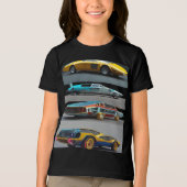 kinder overhemden Tri-Blend shirt (Voorkant)