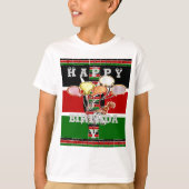 Kinder overhemden Verticale Sjabloon T-shirt (Voorkant)