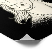 Kinder Paard Met Bandana - Schattigee Paardrijden  Poster (Hoek)