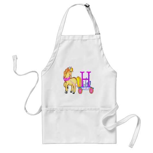 Kinder paarden Apron Standaard Schort (Voorkant)