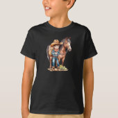 Kinder paarden T-Shirt (Voorkant)