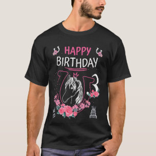 Kinder paardendag - meisjes paardenrennen t-shirt