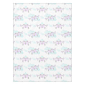 Kinder Paarse Vliegtuig Vliegende Luchtvaart Verja Tafelkleed (Voorkant)