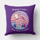 Kinder paasbunny Unicorn in Bunny Suit Bunnicorn Kussen (Achterkant)