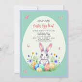 Kinder paaseierjacht uitnodiging (Voorkant)