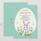 Kinder paaseierjacht uitnodiging (Voorkant / Achterkant)