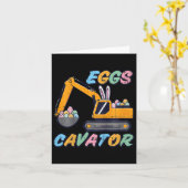 Kinder Paasexgraver Eggs Cavator Construction Bo Kaart (Gele Bloem)
