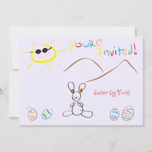 Kinder paasjacht kaart (Voorkant)