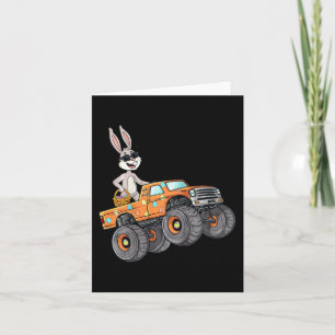 Kinder Paaskonijn Rijden Monster Truck Fun Boys G Kaart