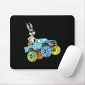 Kinder Paaskonijn Rijden Monster Truck Fun Boys G Muismat (Met muis)