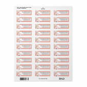 Kinder paasontwerp van het land 6 Adresetiketten Etiket (Full Sheet)
