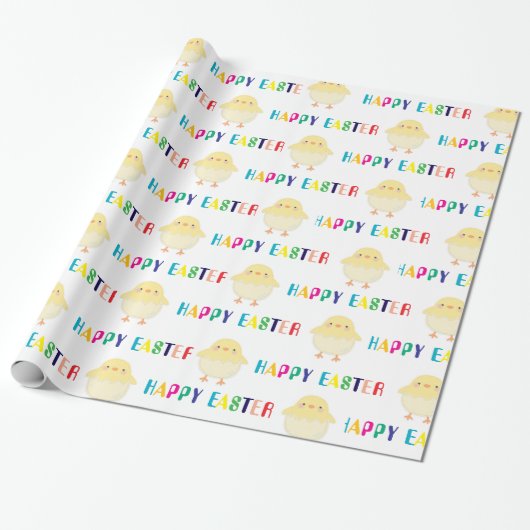 Kinder paaswrapping papier - Leuke & Schattigee De (Uitgerold)