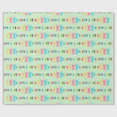 Kinder paaswrapping papier - Leuke & Schattigee De (Vlak)