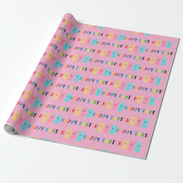Kinder paaswrapping papier - Leuke & Schattigee De