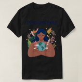 Kinder Pachamama, Moeder Natuur, Milieuactiviste,  T-shirt (Design voorkant)