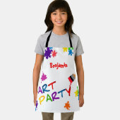 Kinder Paint Schort voor Art Party (Insitu)