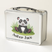 Kinder Panda Lunchbox (Achterkant)