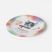 Kinder Pap Dog van Birthday Party Papieren Bordje (Gekanteld)