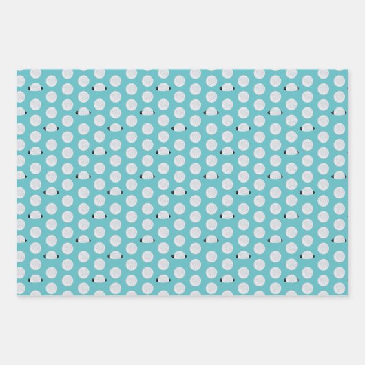 Kinder, Pap, Grampa Golfer Golfcart Golfsport Inpakpapier Vel (Voorkant 2)