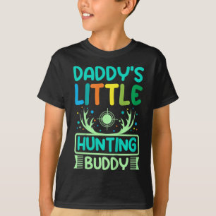 Kinder papa's kleine jachtmaatje t-shirt