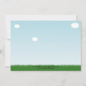 Kinder Park Birthday Party Invitation Kaart (Achterkant)