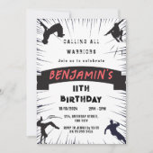 Kinder Parkour Obstacle Course Party Verjaardag Kaart (Voorkant)