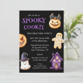 Kinder partij Halloween Kaart (Staand voorkant)