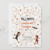 Kinder partij Halloween Kaart (Voorkant)