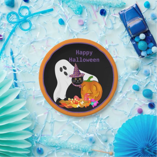 Kinder partij Halloween Papieren Bordje (Feest)