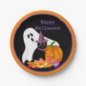 Kinder partij Halloween Papieren Bordje (Voorkant)