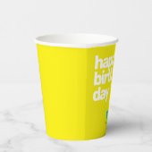 kinder partij Happy Birthday Minimale gewoonte Papieren Bekers (Rechts)