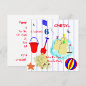 Kinder partij kaart (Voorkant / Achterkant)