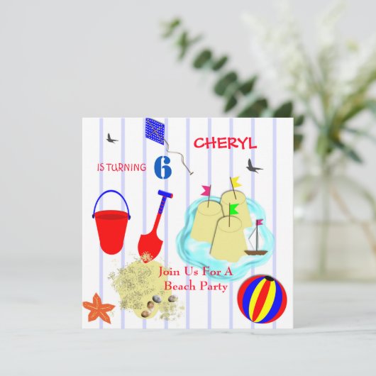 Kinder partij kaart (Staand voorkant)