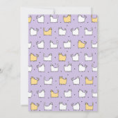 Kinder partij met veterinair thema kaart (Achterkant)