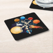 kinder partij onderzetters: GeronimoH Kartonnen Onderzetters (Schuin)