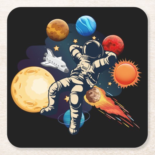 kinder partij onderzetters: GeronimoH Kartonnen Onderzetters (Voorkant)