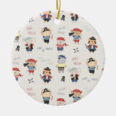 Kinder Partij Pirate Ceramic Ornament (Voorkant)