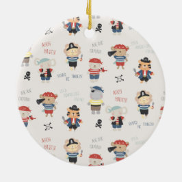 Kinder Partij Pirate Ceramic Ornament