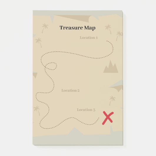 Kinder partij spel | Custom Scavenger Hunt | Post-it® Notes (Voorkant)