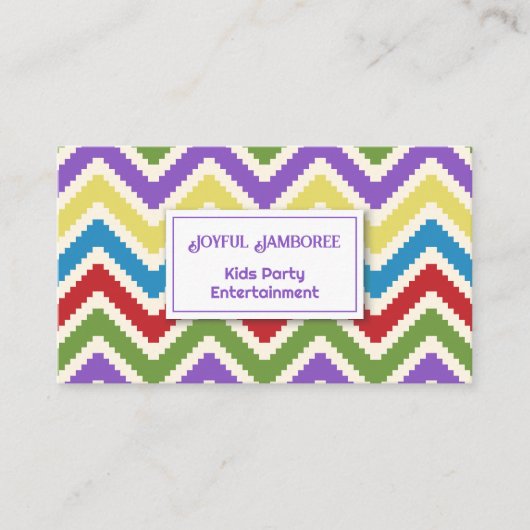 Kinder partij visitekaartje (Voorkant)