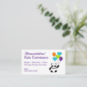 Kinder partij visitekaartje (Staand voorkant)