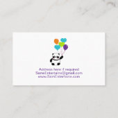 Kinder partij visitekaartje (Achterkant)