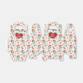 Kinder partij voor de voordeur bedankdoosjes (Uitgevouwen)