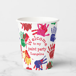 Kinder partij voor kleurrijke Prints Papieren Bekers