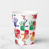 Kinder partij voor kleurrijke Prints Papieren Bekers (Rechts)