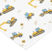 Kinder-party decor constructiedrong vrachtwagen tafelkleed (Gekanteld)