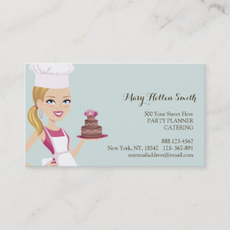Kinder-party Event Organisator Cake Designer Card Visitekaartje